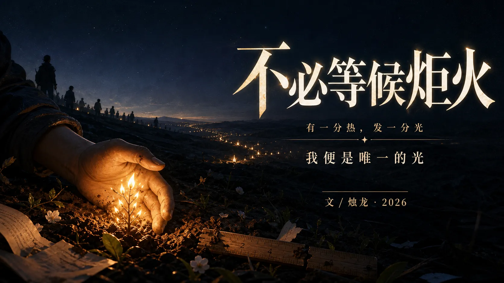 不必等候炬火 · 封面