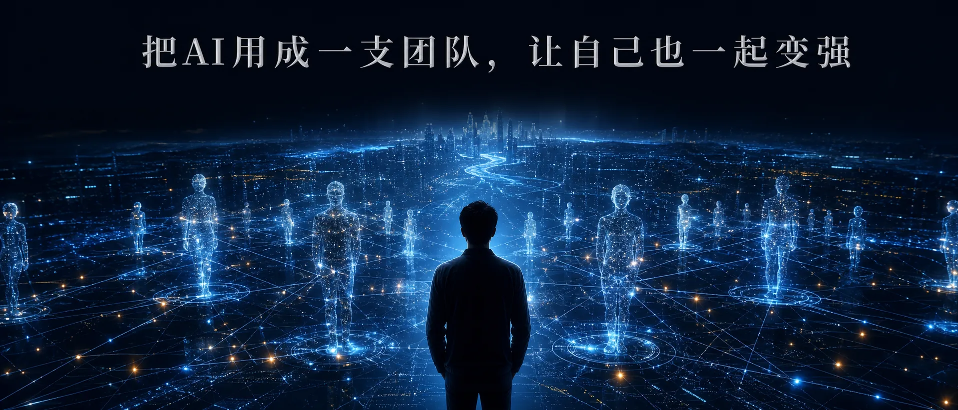 把 AI 用成一支团队，让自己也一起变强 · 封面
