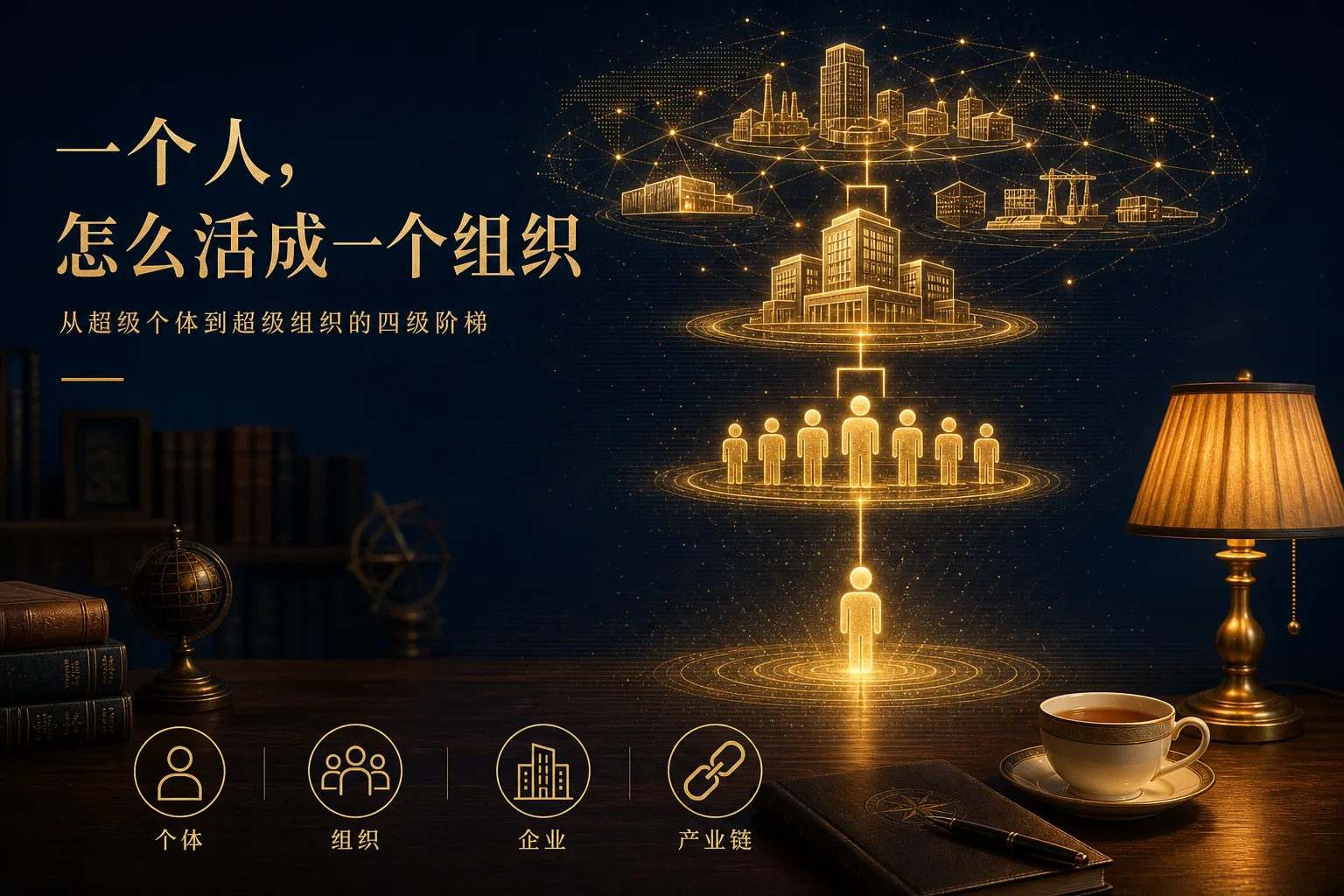 一个人，怎么活成一个组织 · 封面