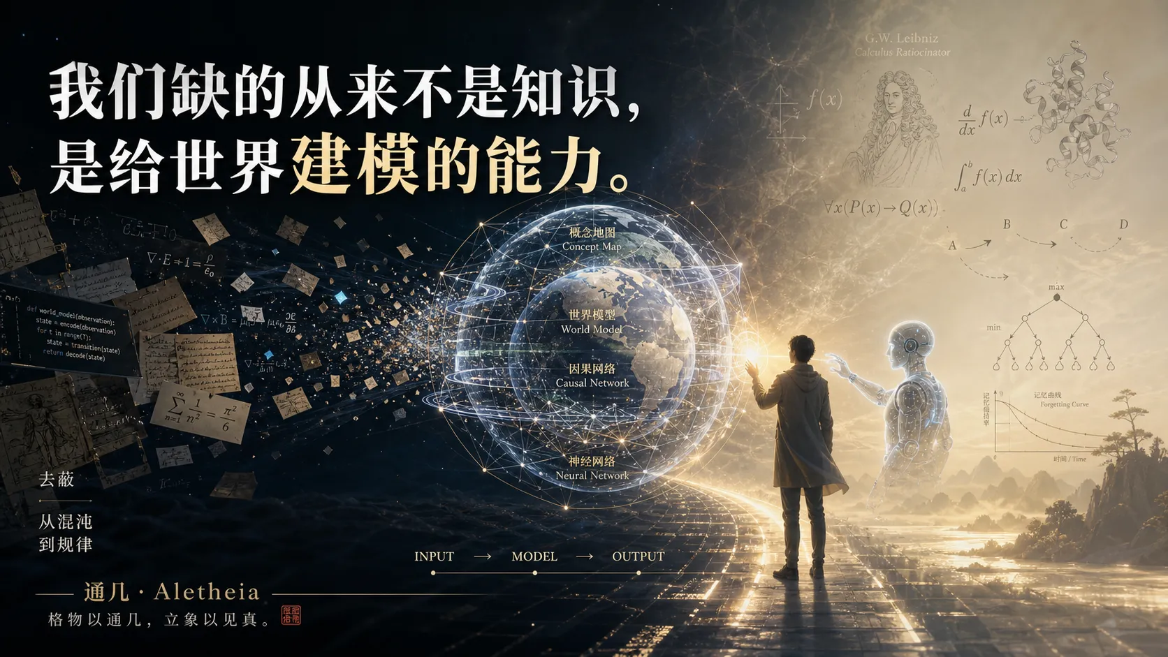 我们缺的从来不是知识，是给世界建模的能力 · 封面