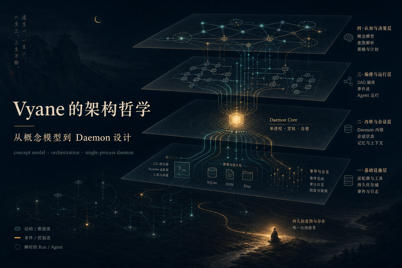 Vyane 的架构哲学 — 从概念模型到 Daemon 设计 · 封面